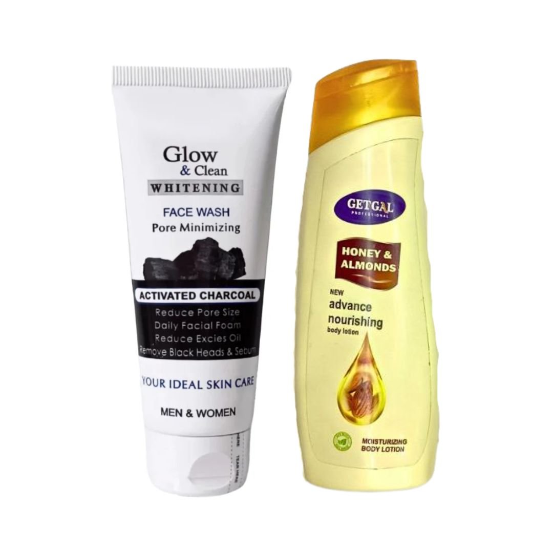 1 Charcoal Facewash + 1 Moisturizer - shipway