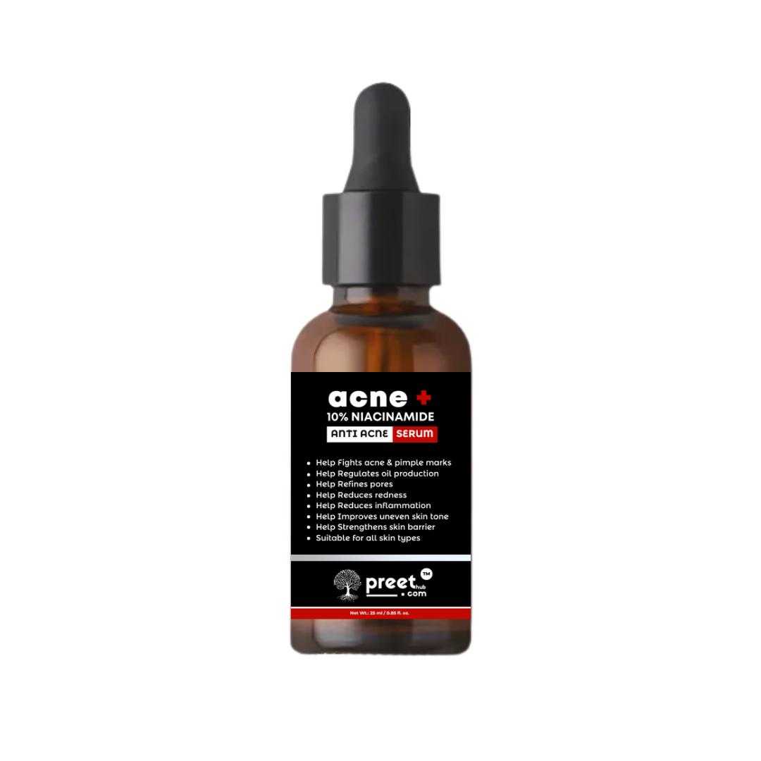 acne + 10% niacinamide anti acne serum pack of 1 shipway