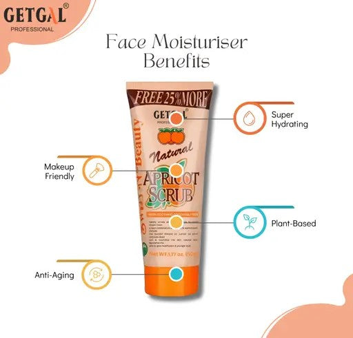 apricot scrub 50g shipway