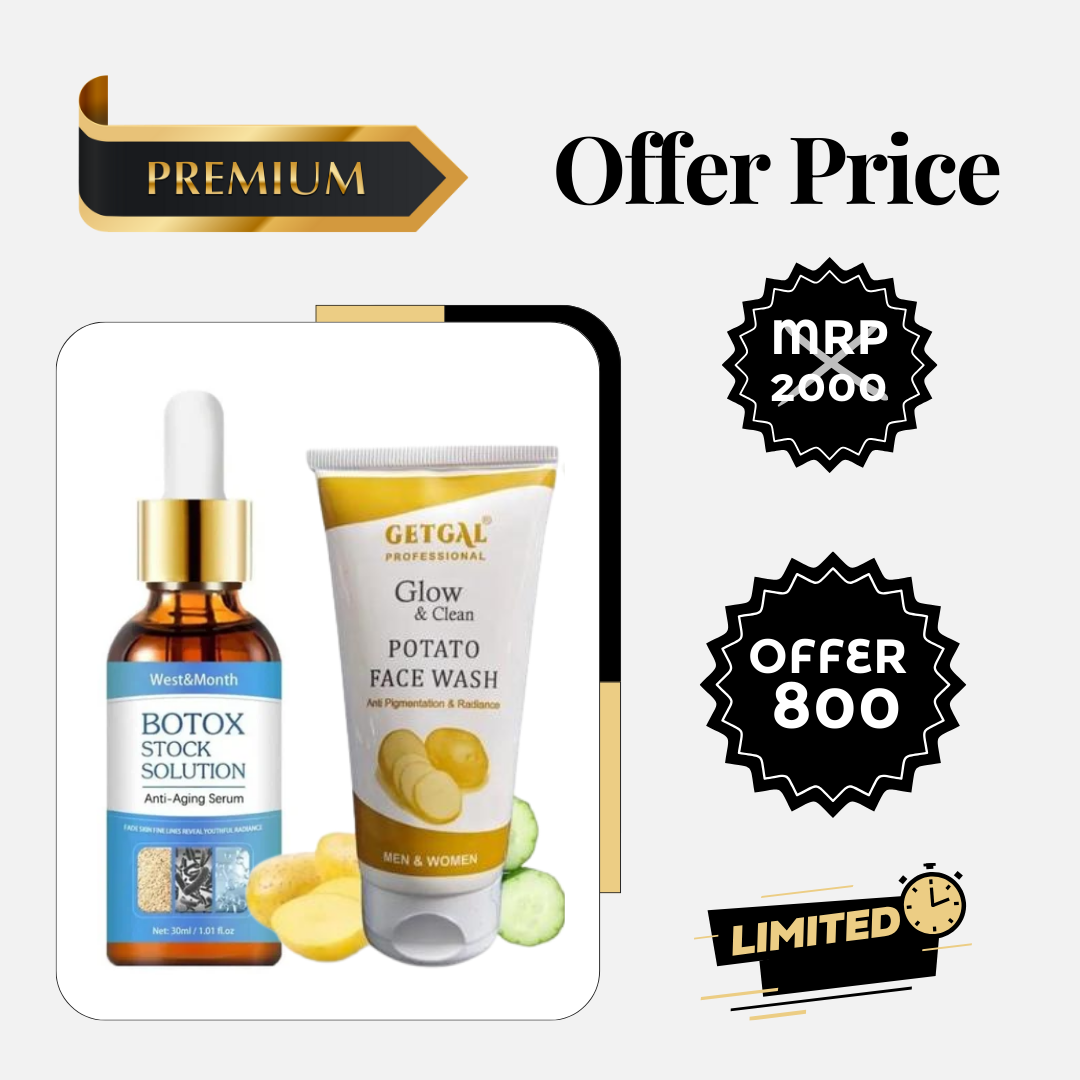1 anti aging serum + 1 potato facewash shipway