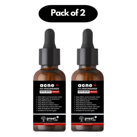 Ropo Acne + 10% Niacinamide Anti Acne Serum Pack of 2